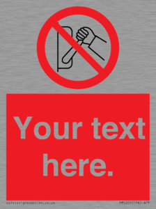 Custom Do Not Operate Sign